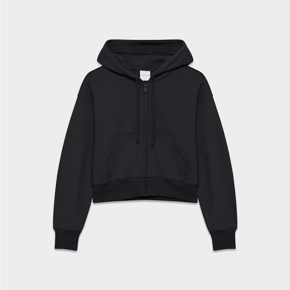 Aritzia Cozy Sweatfleece Boyfriend Boxy Zip Hoodie